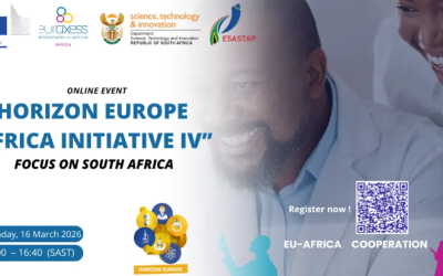 Horizon Europe “Africa Initiative IV” Webinar Focus On South Africa